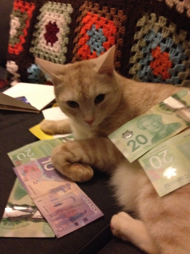 Luckily Peaches had the cash to cover our journey